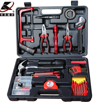 正品五金 卡夫101件套家用工具组合 一箱在手，居家无忧